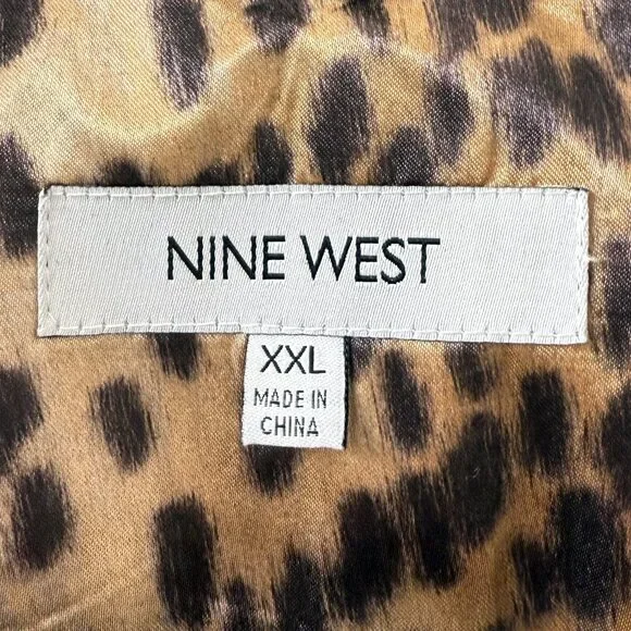 Nine West black wool blend coat - Picture 8 of 9